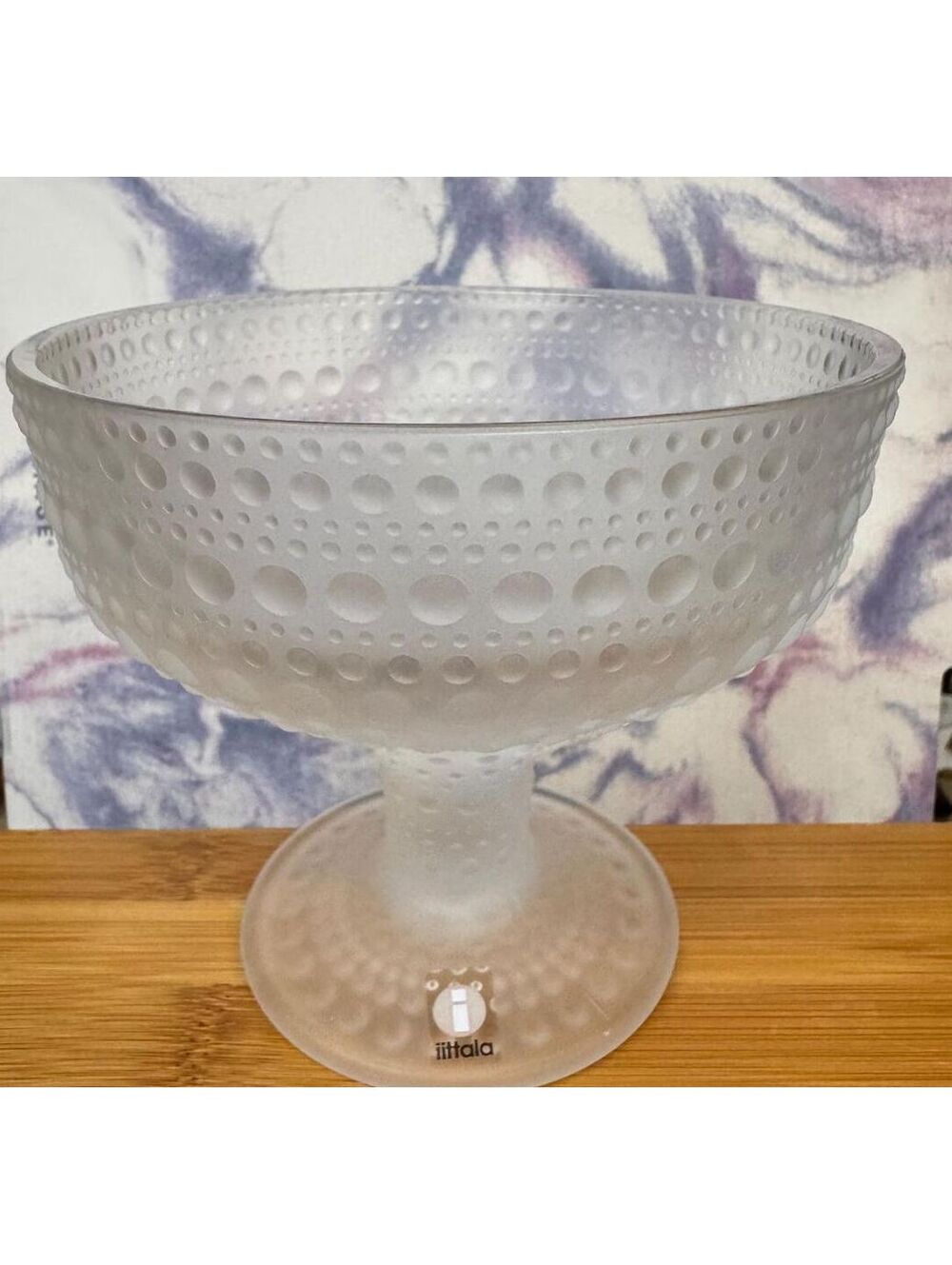 iittala Kastehelmi Footed Bowl